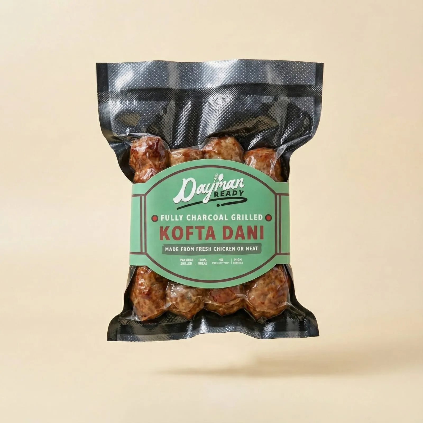 kofta-dani كفتة ضاني مشوية بالكامل على الفحم(الوزن نصف كيلو قبل التسوية) - الصورة 1